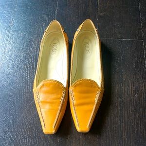 Tods size 9 leather shoes